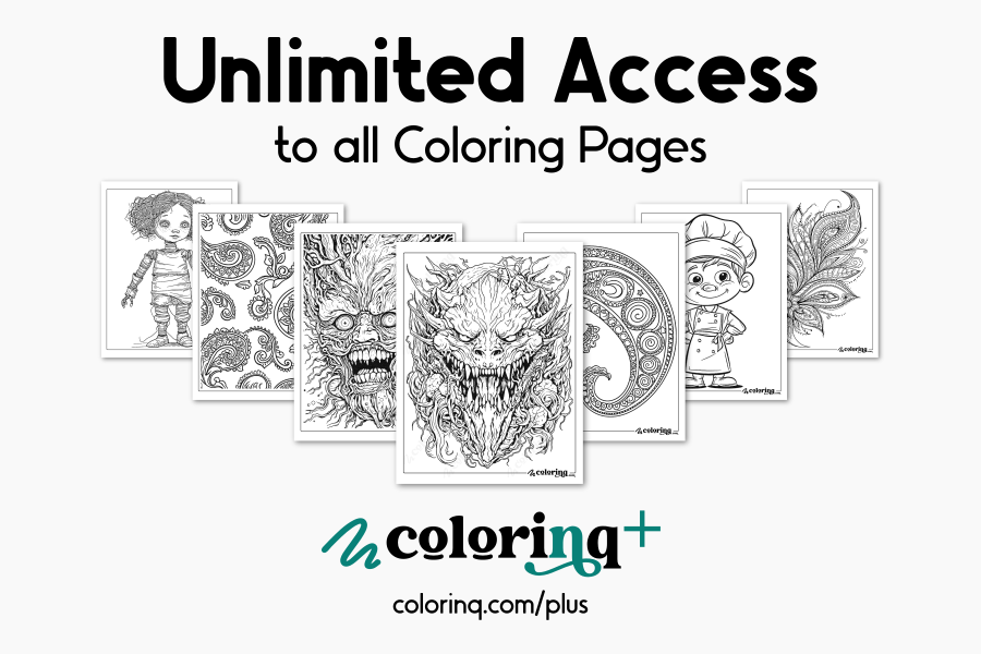 👹 Monster Free Coloring Page: Fun Printable Monster to Color